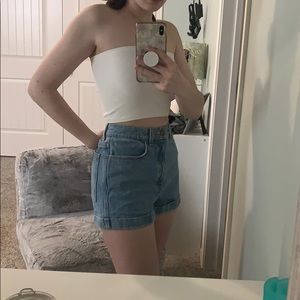 White tube top